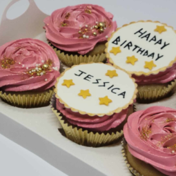 Designer Butterscotch flavour Cupcakes